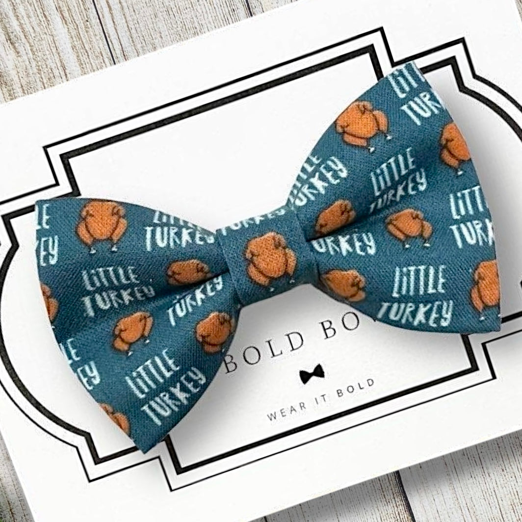 Little Turkey Dog Bow for Dog Collar and Cat Collar
