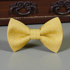 Gold Bow Tie – Wedding & New Year’s Eve Formal Bow Tie for Grooms & Parties