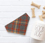 Load image into Gallery viewer, Fall Flannel Dog Bandana
