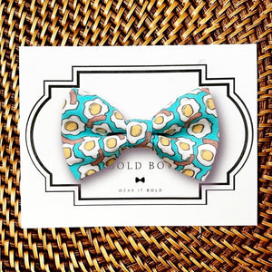 Bacon & Eggs Bow Tie for Dog and Cat Collar