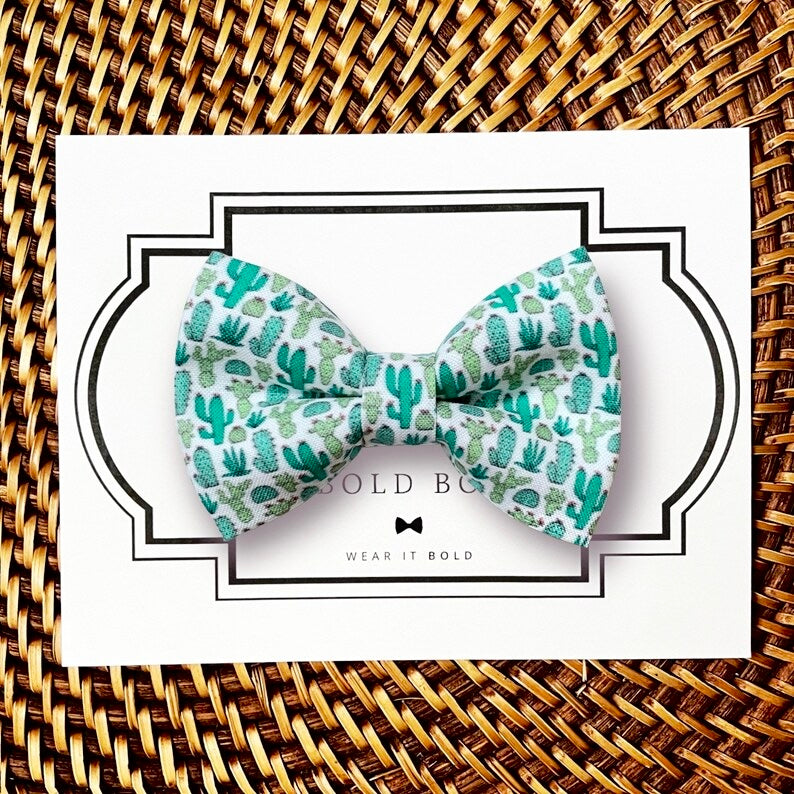 Cactus Bow Tie for Dog and Cat Collar