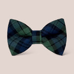 Load image into Gallery viewer, Blue and Green Tartan Plaid Hair Bow
