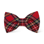 Load image into Gallery viewer, Red Tartan Plaid Bow Tie
