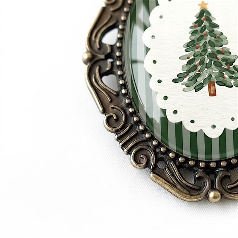 Christmas broach pin vintage for stocking stuffer.