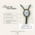bolo tie infographic