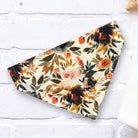 Ivory dog bandana for wedding dog ring bearer.