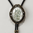 Sage green wedding bolo tie for groomsmen.