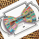 Load image into Gallery viewer, Cassette Tape Bow Tie for Dog and Cat Collar
