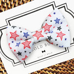 Load image into Gallery viewer, Fourth of July Stars Bow Tie for Dog Collar or Cat Collar
