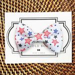 Load image into Gallery viewer, Fourth of July Stars Bow Tie for Dog Collar or Cat Collar
