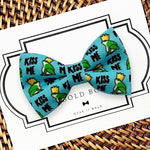 Load image into Gallery viewer, Kiss Me Frog Prince Bow Tie for Dog Collar or Cat Collar
