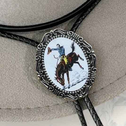 Bolo Tie - Vintage Rodeo Cowboy String Tie – The Bold Bow Tie