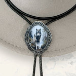 Load image into Gallery viewer, Mountain Wolf Bolo Tie
