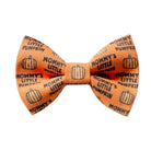 Mommy's little pumpkin dog bowtie in orange.