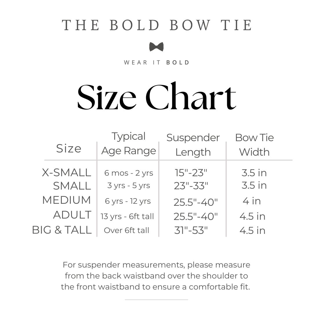 a poster with measurements for a size chart