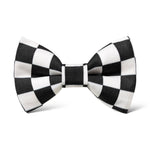 Load image into Gallery viewer, Checkered Flag Bow Tie
