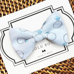 Load image into Gallery viewer, Engagement Ring on White Bow Tie for Dog Collar and Cat Collar

