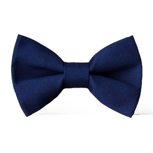Navy Cotton Bow Tie