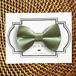 Load image into Gallery viewer, Satin Moss Green Bow for Dog Collar and Cat Collar
