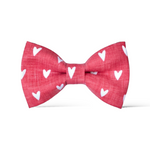 Load image into Gallery viewer, Red Hearts Bow Tie
