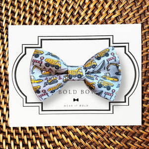 Construction Bow Tie for Dog and Cat Collar