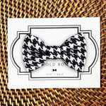 Load image into Gallery viewer, Houndstooth Bow Tie for Dog Collar and Cat Collar
