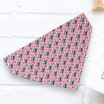 Load image into Gallery viewer, a cup of coffee next to a pink and black patterned napkin
