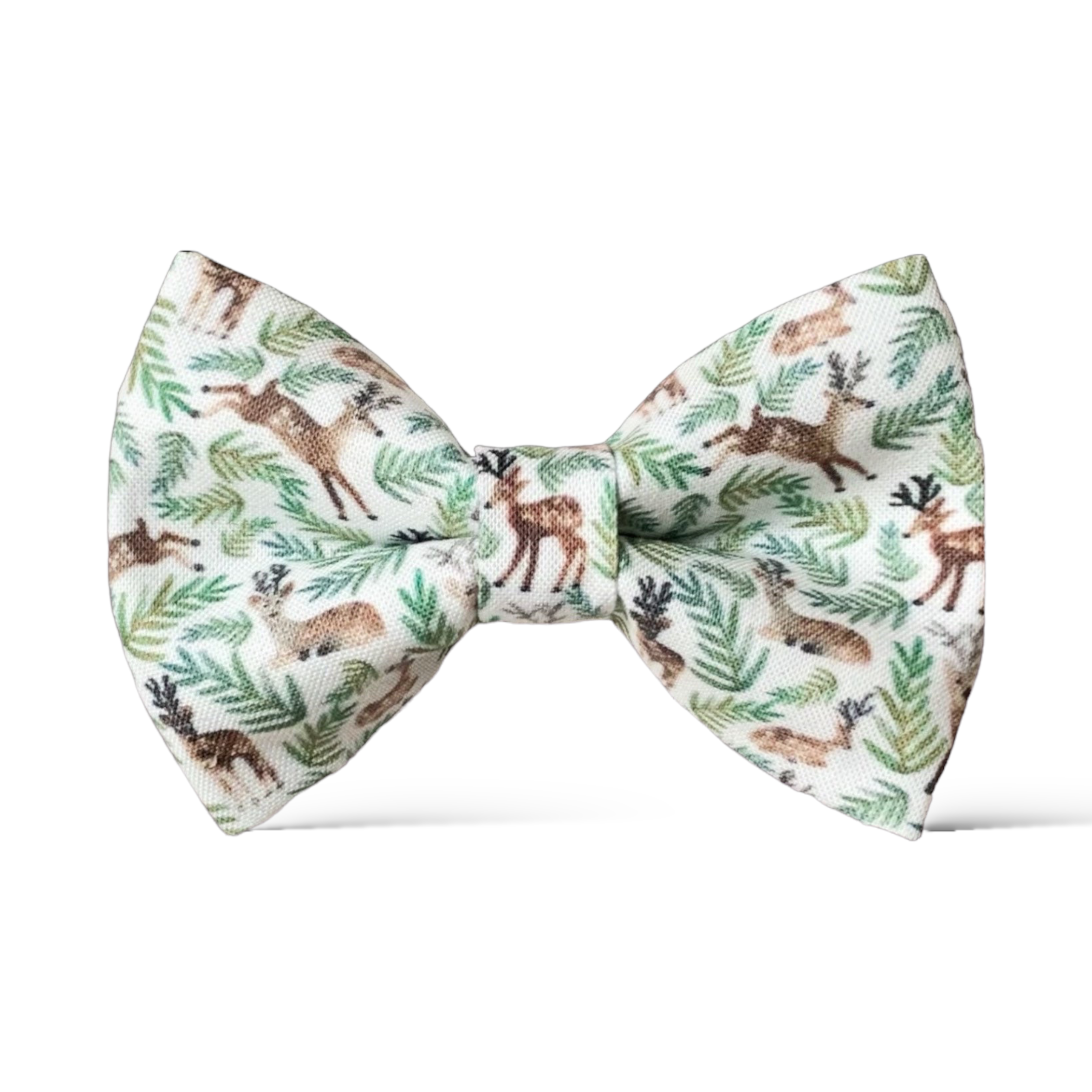 Whimsical Reindeer Cotton Bow Tie