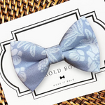 Load image into Gallery viewer, Lavender Floral Bow Tie for Dog Collar or Cat Collar
