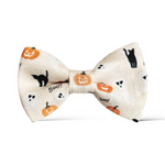 Load image into Gallery viewer, Tan Halloween Cotton Bow Tie
