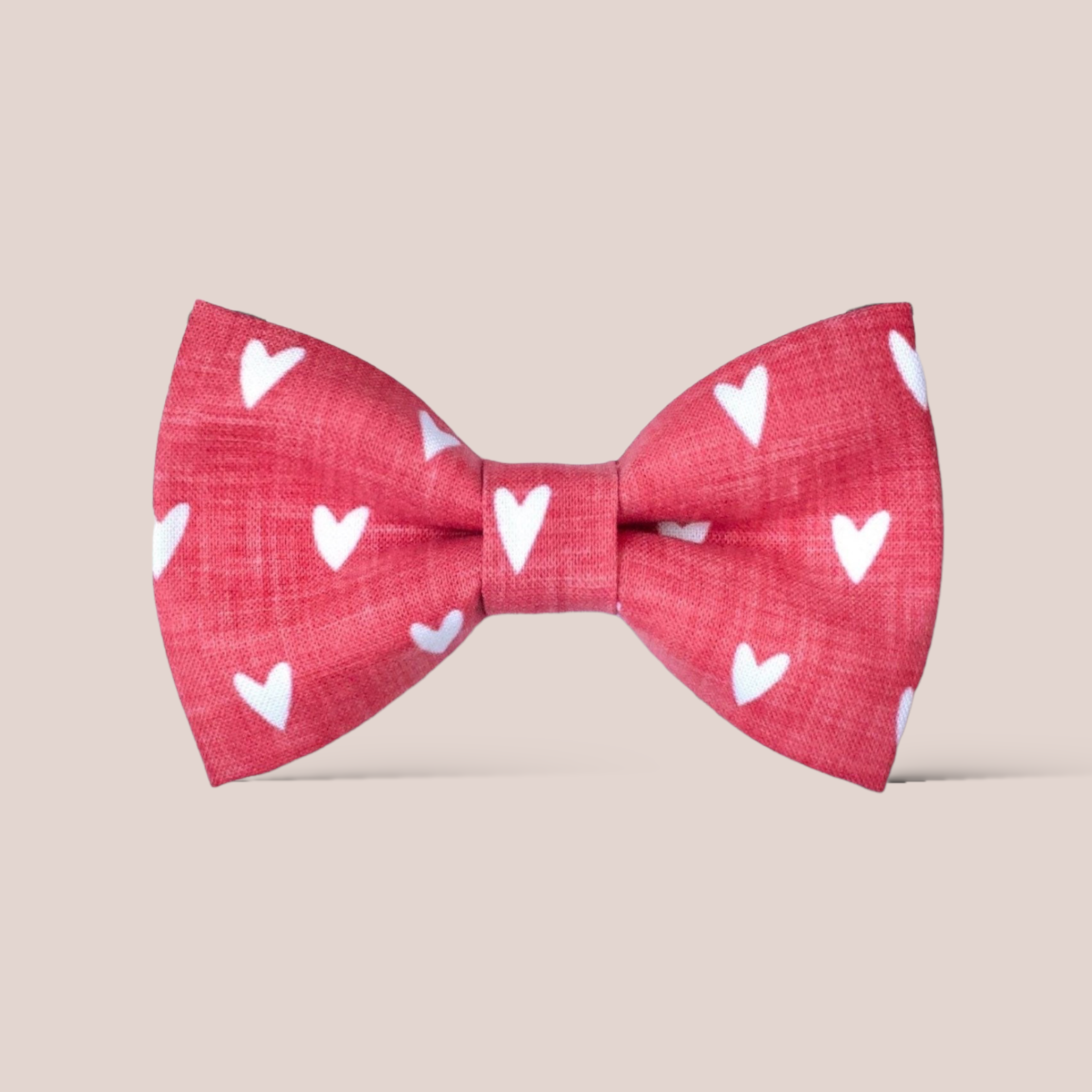 Red Hearts Hair Bow