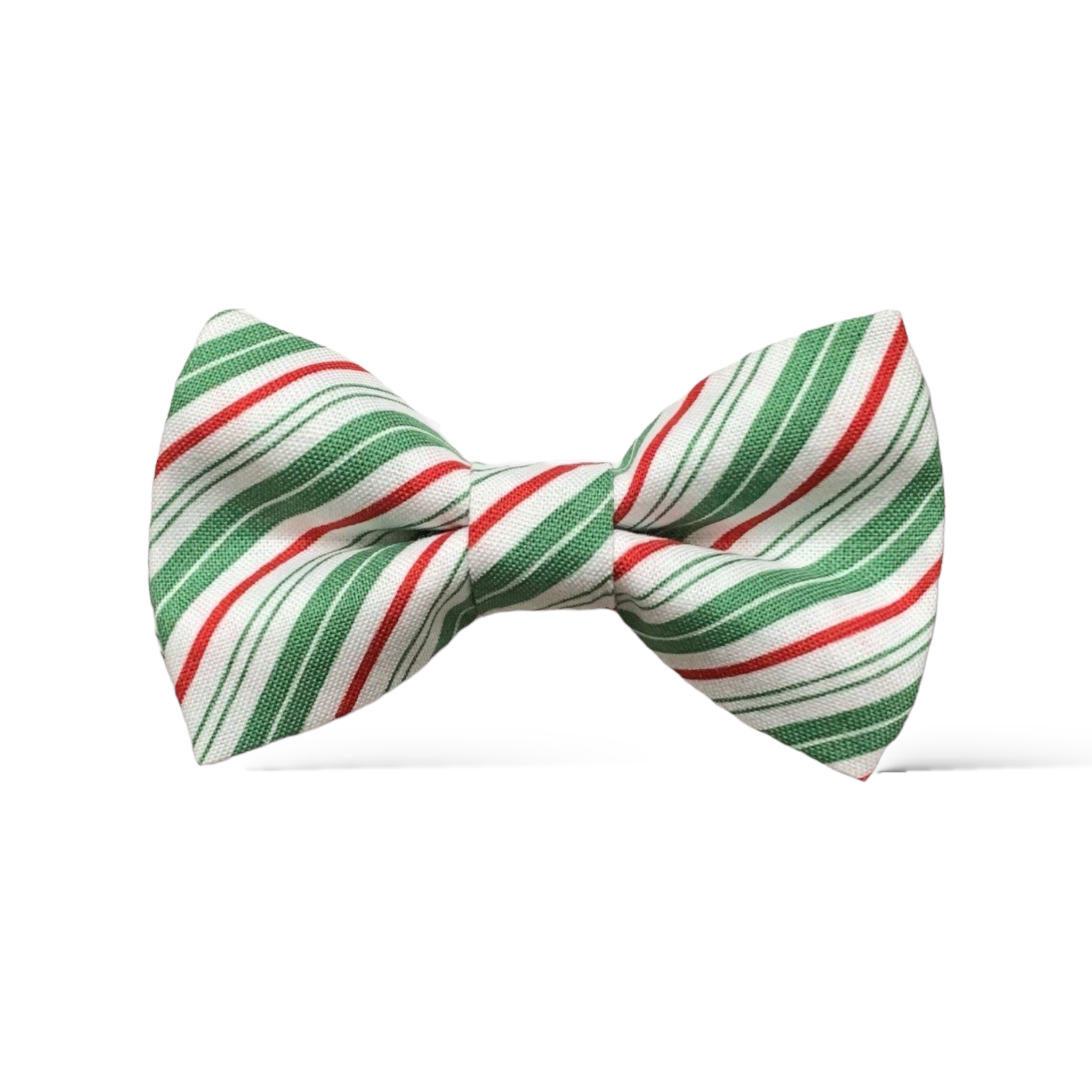 Wintergreen Candy Cane Cotton Bow Tie