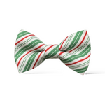 Load image into Gallery viewer, Wintergreen Candy Cane Cotton Bow Tie
