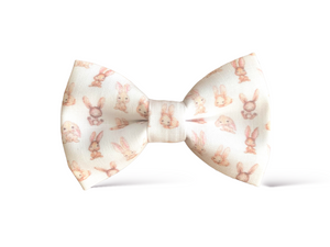 Watercolor Easter Bunny Cotton Bow Tie