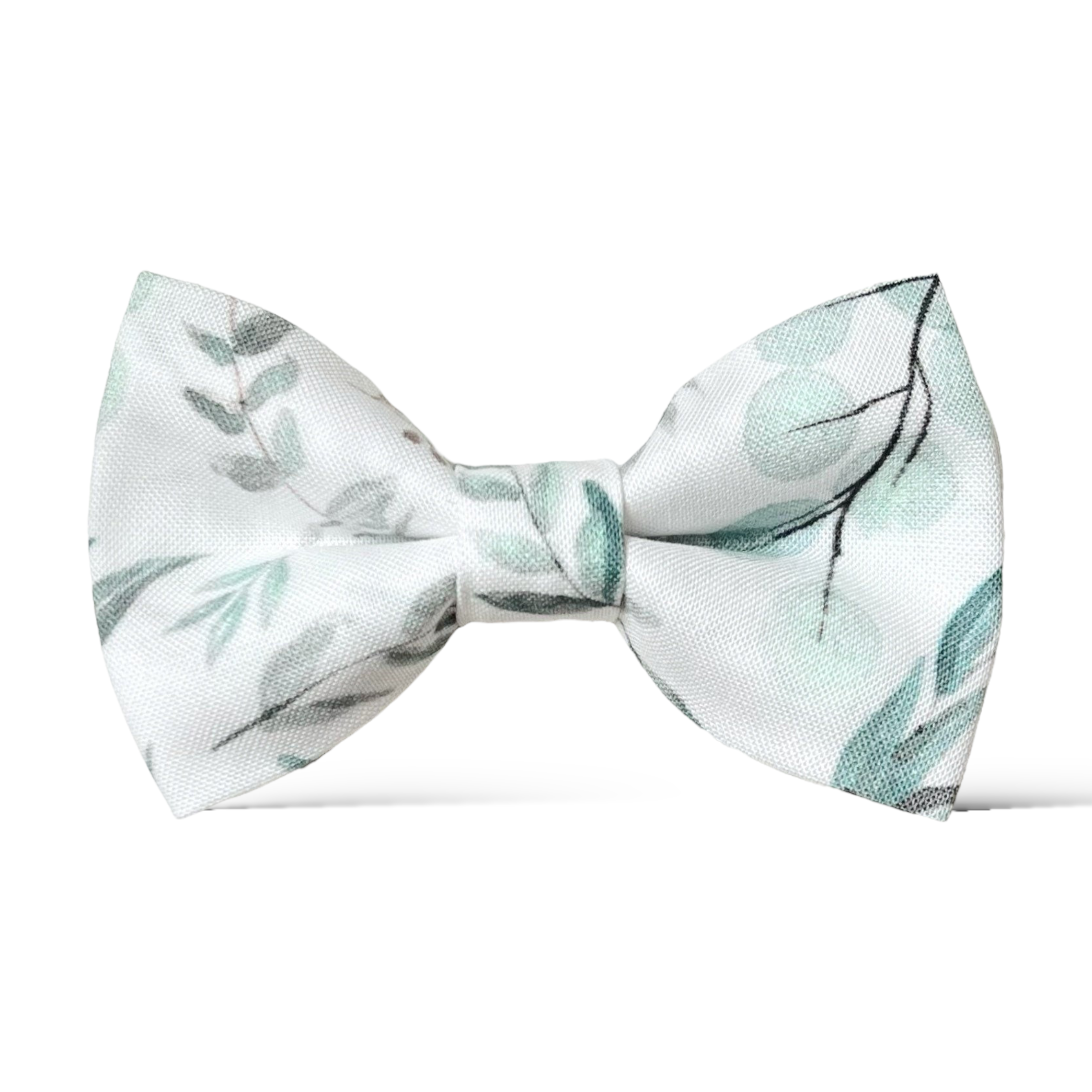 Sage Floral Bow Tie