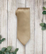 Load image into Gallery viewer, Champagne Satin Necktie
