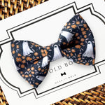 Load image into Gallery viewer, Marigold Ghosts Bow Tie for Dog Collar or Cat Collar

