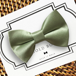 Load image into Gallery viewer, Satin Moss Green Bow for Dog Collar and Cat Collar
