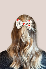 Load image into Gallery viewer, XOXO Hearts Hair Bow

