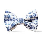Load image into Gallery viewer, French Blue Floral Bow Tie
