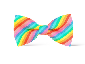 Rainbow Cotton Bow Tie