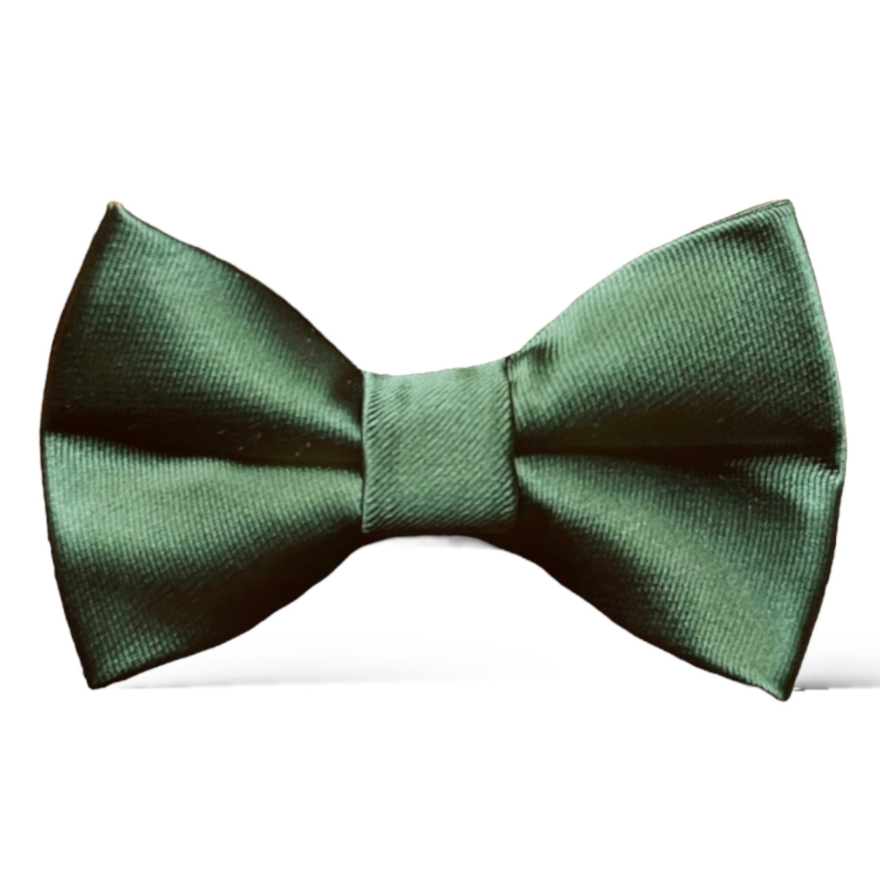 Satin Olive Green Bow Tie