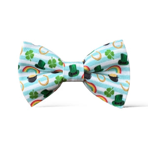 Blue Lucky Charms St. Patrick's Day Bow Tie