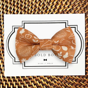Autumn Harvest Bow Tie for Dog and Cat Collar