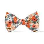 Load image into Gallery viewer, Peach Rifle Paper Co Garden Party Cotton Bow Tie
