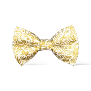 Gold Floral Rifle Paper Co Bow Tie