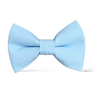 Sky Blue Cotton Bow Tie