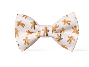 Gingerbread Man Cotton Bow Tie