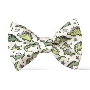 Green Dinosaur Cotton Bow Tie
