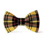 Load image into Gallery viewer, Mustard Autumn Plaid Bow Tie

